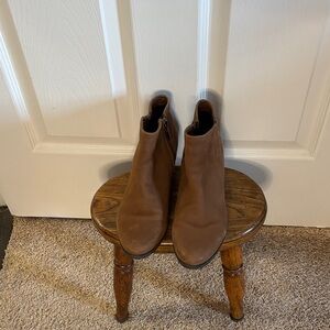 Women’s Brown Ankle Boots Waterproof Size 8M
